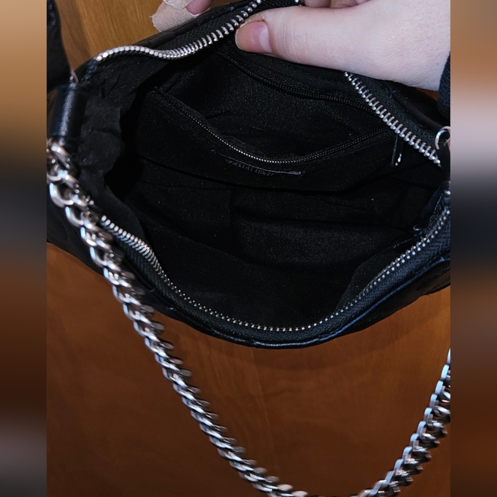 Black Flower purse